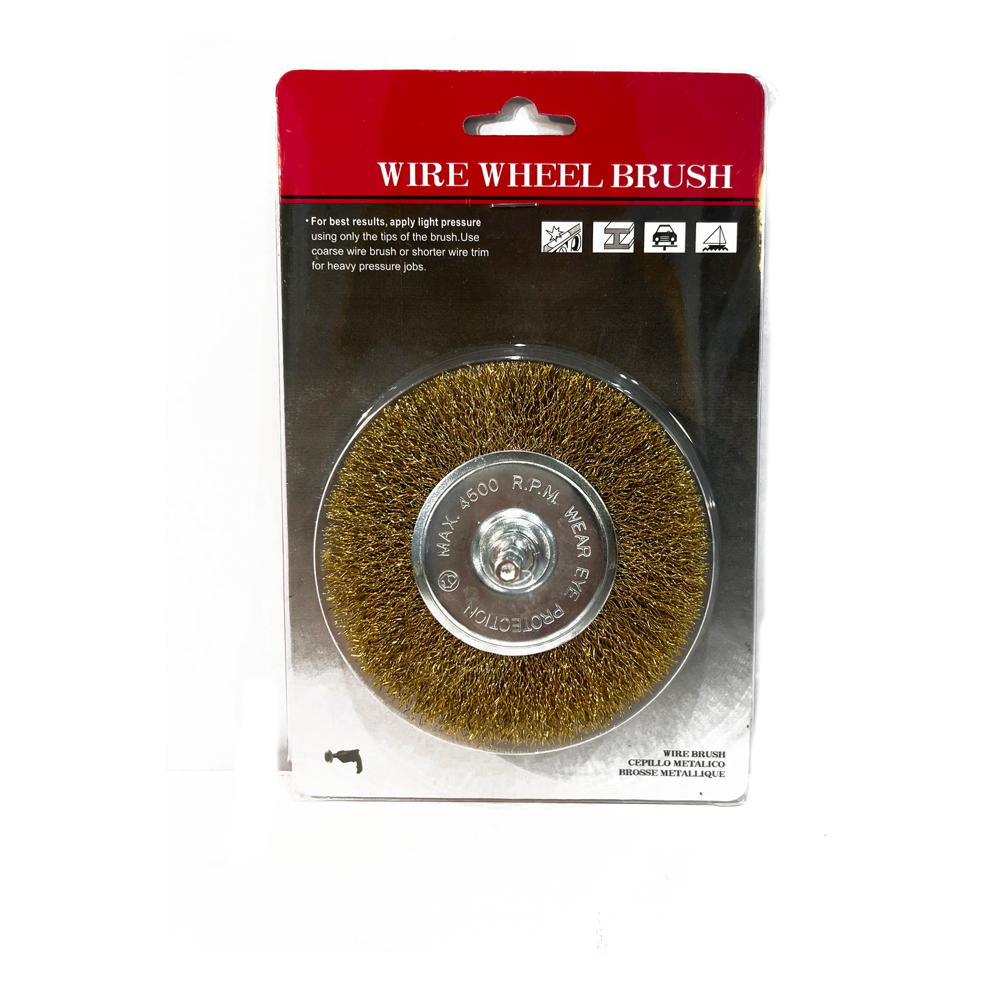 4" Wire Wheel Brush (Drill)