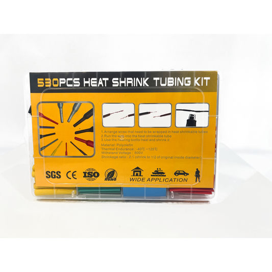 530 Piece  Heat Shrink Tubing Kit
