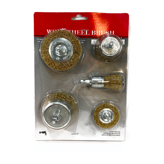 5 piece Wire Brush Set